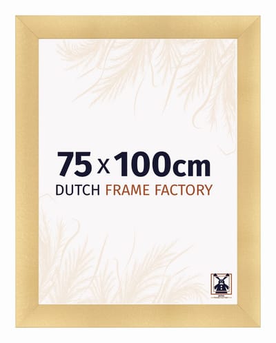 Fotolijst 75x100 cm - MDF - Goud Mat - Praag