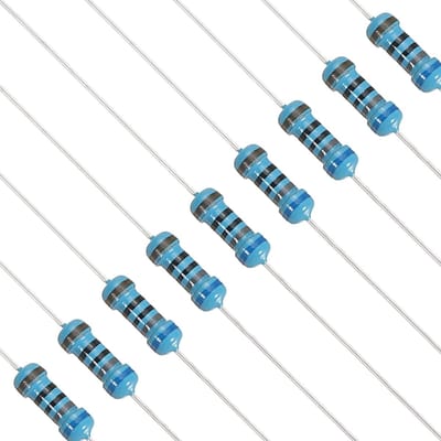 Weerstand Kit - Metaalfilm Componenten - Elektronische Projecten - 1% Tolerantie - 120 stuks - Zilver