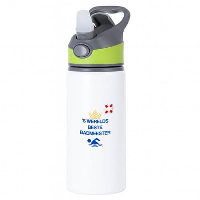 Hacebo® - Moeder cadeau - waterfles met rietje groen - Moeder - met opdruk - Moeder cadeau - Moeder cadeautjes - Moederdag cadeau - Moeder cadeautjes verjaardag - liefste mama | mama - Leuk kado om te geven | - water fles - 650ML