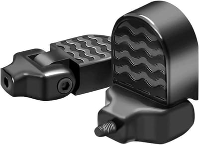Fietsachterpedalen - Opvouwbare steunen - Extra passagiers - Antislip ontwerp - 80x60x15mm - Zwart