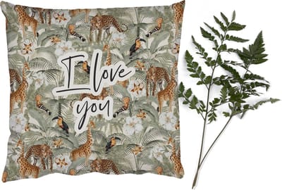 Sierkussens - Kussentjes Woonkamer - 50x50 cm - I love you - Quotes - Spreuken - Liefde - Koppel