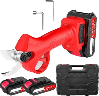 Velori 21V Elektrische Snoeischaar - Draadloze Boomschaar - Borstelloze Takkenknipper - Tuinsnoeier 30mm Snijcapaciteit - Inclusief Accu en Snellader - 600W