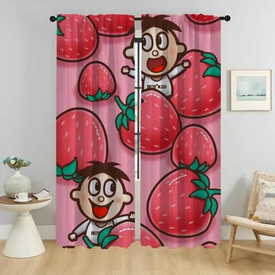 Moderne Woonkamer Gordijnen voor Camera Wangwang Tule voor Slaapkamer Huis Interieur Gordijnen 2 Stuks Halloween Decoratie Shades W50xH70cmx2pcs-CL pink