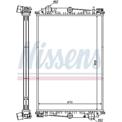 Radiator NISSENS 614270