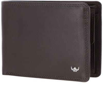 Golden Head Leren portemonnee Polo RFID Protect Scheintasche 1339 Dunkelbraun donkerbruin