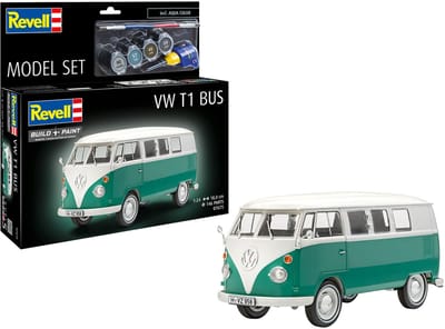 Revell Modelbouwpakket Auto - 67675 Volkswagen VW T1 Bus - Model Set Plastic - 1:24 - Modelbouw