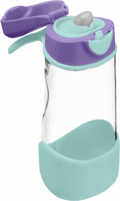 b.box Sportdrinkfles en Waterfles | Eenvoudig Vast te Houden Fles met Lekvrij Deksel | Cool Modern Kindvriendelijk Ontwerp, Kantel en Neem een Slokje | 450 ml