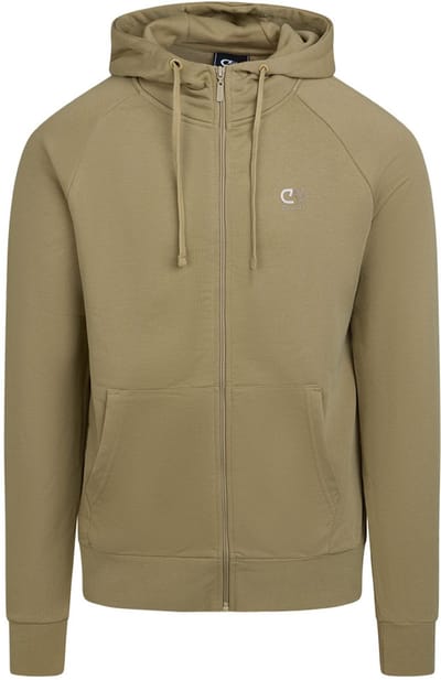 Cruyff - Classic Zip-Through Hooded Sweater - Sand
