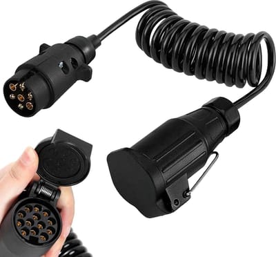 3 meter verlengkabel aanhangerstekker adapter 7 naar 13 polig voor personenauto's-boottrailers-vrachtwagens-caravans .
