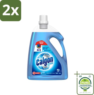 Calgon Ontkalkingsgel Wasmachines 2,25 liter - Voordeelverpakking - 2 stuks - Wasmachinereiniger - Ontkalkingsgel