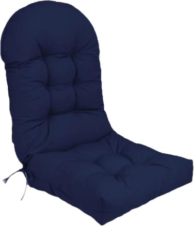 Terrasschommelstoel Kussen - Stoelkussen Rugsteun - Buiten Zitten - Verdikte PP Katoen Vulling - 40x50x10cm - Blauw