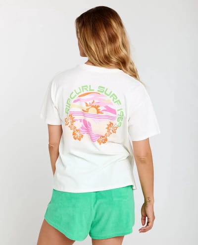 Rip Curl Molokai Relaxed TEE - Bone