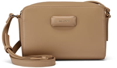 LACOSTE schoudertas Crossover Bag Tan beige