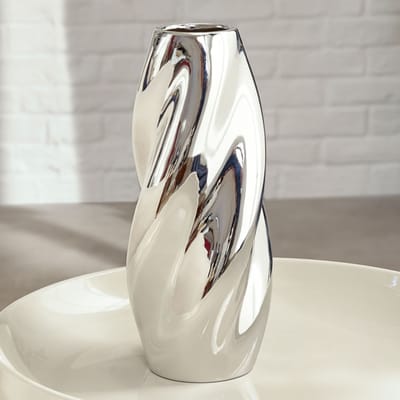 Eazy Living Vaas H28,5 cm Karine Zilver