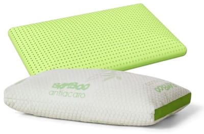 Ergonomisch Traagschuim Hoofdkussen met Biologische Bamboe Overtrek - 70x40 cm, 12 cm Hoog