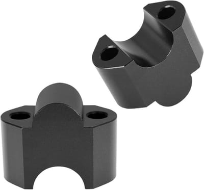 Stuurverhoger Motorfiets - Stuur Riser - Comfortabeler Rijden - CNC Aluminium - 30mm Verhoging - Zwart
