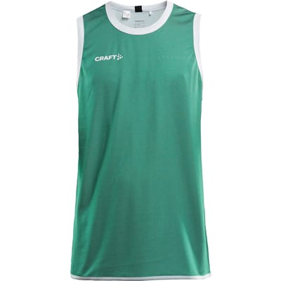 Craft Progress Reversible Basket Singlet M 1911109 - Team Green/White - M