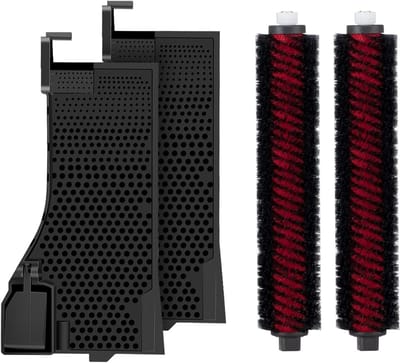 Geschikt voor Roborock S7 MaxV Ultra/S7 Pro Ultra - Filter & Borstelrol Set - wasbaar, herbruikbaar (4 stuks)