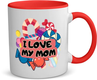 Akyol - moeder cadeau - koffiemok - theemok - rood - Moeder - met opdruk - moeder cadeau - moeder cadeautjes - moederdag cadeau - moeder cadeautjes verjaardag - liefste mama | mama - leuk kado om te geven | - 350 ML inhoud