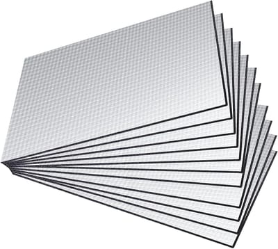 Set van 15 Geluidsisolatie Matten voor Auto 18 x 25 cm - Duurzaam, Zelfklevend en Waterdicht, 5 mm Dikte voor Optimale Geluidsreductie