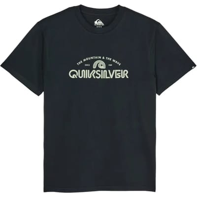 Quiksilver Ev Vista T-shirt Met Korte Mouwen Zwart M Man