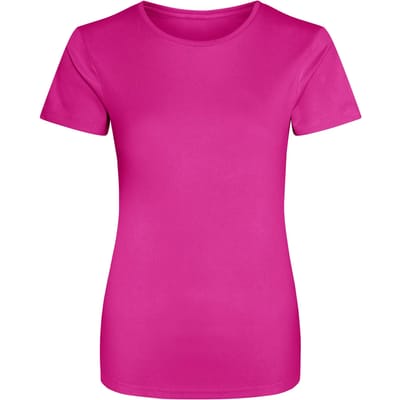 Just Cool Women´s Cool T JC005 - HYPER PINK - XS