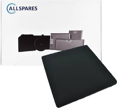 AllSpares Koolstoffilter voor Afzuigkappen geschikt voor Novy Monoblock 563-80055 - 740005 (250x230x30mm)
