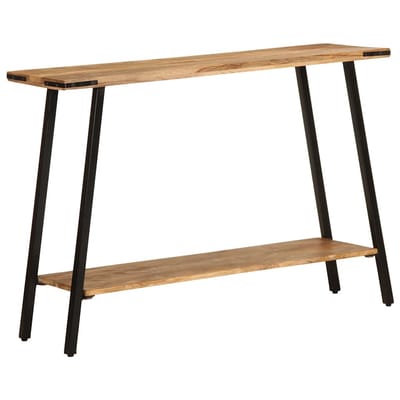 vidaXL - Wandtafel - 110x30x75 - cm - massief - mangohout