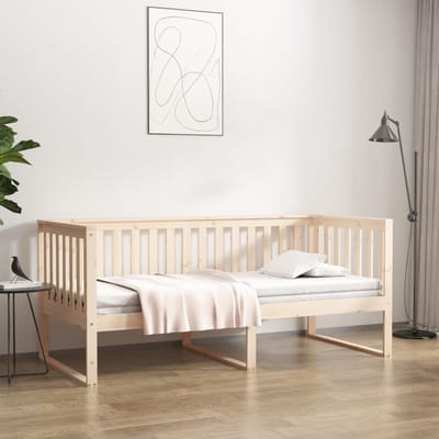 vidaXL - Slaapbank - zonder - matras - 90x190 - cm - massief - grenenhout