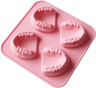 Siliconen IJsblokjes Mal met Tandvorm voor Cocktails, Herbruikbare IJsblokjesvorm, Creatieve IJsaccessoires