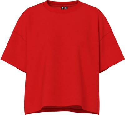 Pieces Top met korte mouwen PCCHILLI Oversized