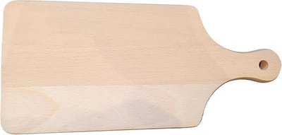 Snijplank beukenhout 12 x 26,5 cm - traditioneel - duurzaam - ideaal voor dagelijkse bereiding - SnelShoppen