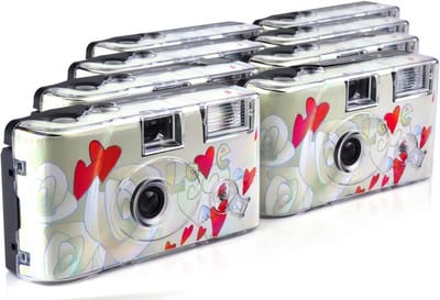 Wegwerpcamera met Flits voor 27 Foto's (8 Stuks)