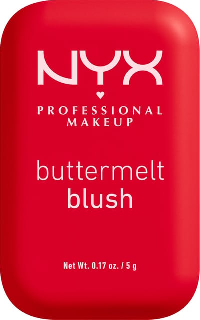 NYX Professional Makeup Buttermelt Blush - Alle huidtypes - Verrijkt met mango-, amandel- en sheaboter - Butta Cherry Pop - 5 gr