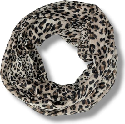Lichte Loopsjaal Dames Luipaardprint Zomer & Herfst | Zacht Viscose Foulard