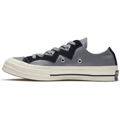 Converse Chuck 1970s Low Top Veterschoenen Canvas Schoenen Dames sneaker Grijs Zwart 566137C 41 white