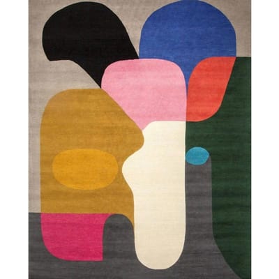Moderne Vloerkleden Abstract Geometrisch Patroon Tapijt Luxe Vloerkleed voor Slaapkamer Vloermat Badkamer Deurmat Woonkamer Antislip Mat 40X60cm-16x24in