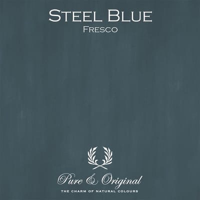 Pure & Original Fresco Kalkverf Steel Blue 5 L