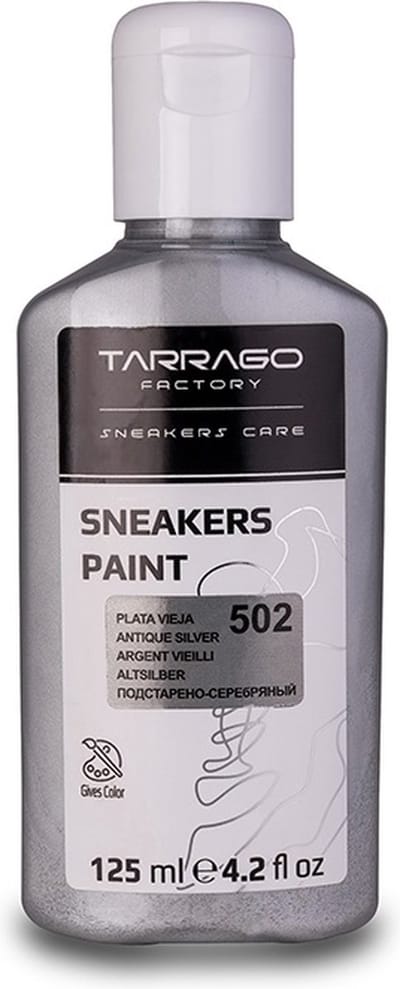 Tarrago sneakers paint - 502 - antique silver - 125ml