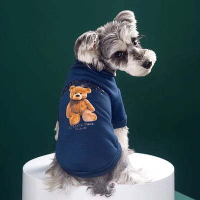 Honden Winter Leuke Kleding Puppy Warme Pullover Sweatshirt Berenpatroon Huisdierjas voor Kleine Middelgrote Hond Kat Jassen Chihuahua Kostuum XL