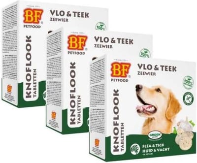 3x55 st Biofood hondensnoepjes bij vlo zeewier hondensnack