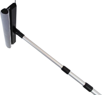 Uittrekbare Telescoopstang 4 Meter met Raamwisser en Spons voor Gemakkelijk Ramen Schoonmaken