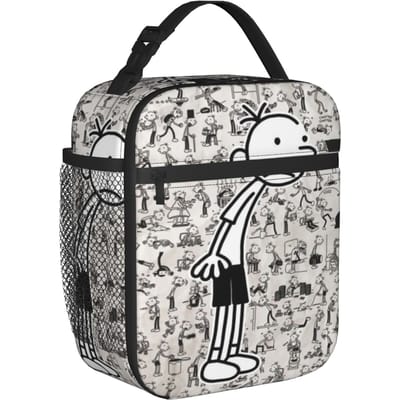 Dagboek van een weekdier Geïsoleerde Lunchtassen voor Mannen Vrouwen Voedseltas Draagbare Koeler Thermische Lunchboxen Voor Reizen Option 1