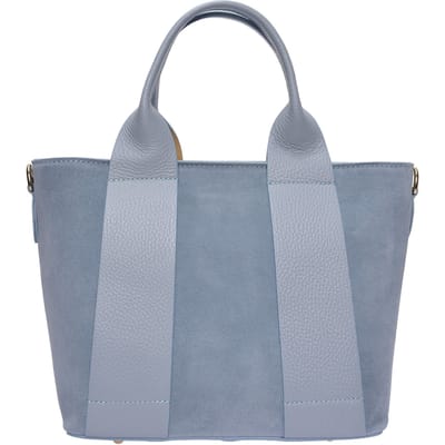 Luisa Vannini Turquoise Rundleer Tas