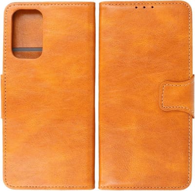 BestCases -  Oppo Reno 5 5G - Find X3 Lite Hoesje - Oppo Reno 5 5G - Find X3 Lite Bookcase Telefoonhoesje - Oppo Reno 5 5G - Find X3 Lite Kaarthouder Portemonnee Hoesje - Kunstleer - Bruin