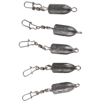 Zak van 5 stuks Duurzaam voor kogelvormige visloodjes Visgerei Accessoires (20g) 10g wit