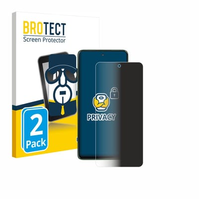 BROTECT - privacy screenprotector voor Motorola Moto G Power (2026) - Folie Beschermfolie Blauwlichtfilter 2 Stuks