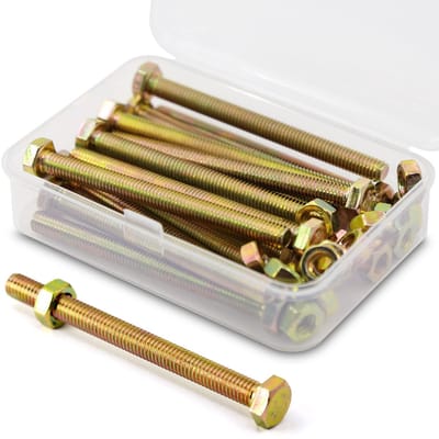 M6 x 60 mm - 8.8 verzinkt staal - 15 stuks - stevige bevestiging - ShopVlot