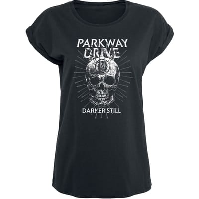 Parkway Drive T-shirt - Smoke Skull - S tot XXL - voor Vrouwen - zwart