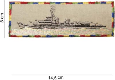 Embleem stof Slagschip